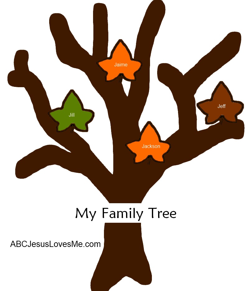My Family Tree Worksheet